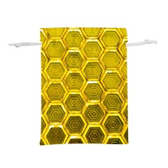 Hexagon Windows Lightweight Drawstring Pouch (l) by essentialimage