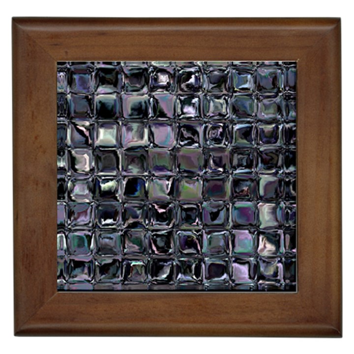 Funky Mosaic  Framed Tile