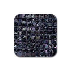 Funky Mosaic  Rubber Coaster (square)  by MRNStudios