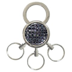 Funky Mosaic  3-ring Key Chain by MRNStudios