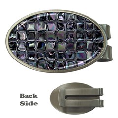 Funky Mosaic  Money Clips (oval) 