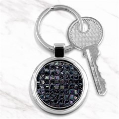 Funky Mosaic  Key Chain (round) by MRNStudios