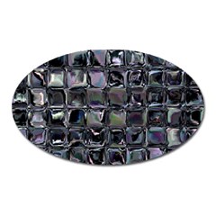 Funky Mosaic  Oval Magnet by MRNStudios