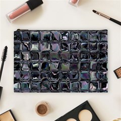 Funky Mosaic  Cosmetic Bag (large) by MRNStudios