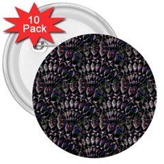 Stone Deco  3  Buttons (10 Pack)  by MRNStudios