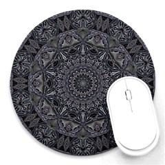 Mellow Mandala  Round Mousepads by MRNStudios