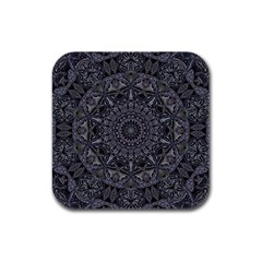 Mellow Mandala  Rubber Square Coaster (4 Pack)  by MRNStudios