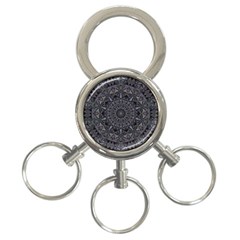 Mellow Mandala  3-ring Key Chain by MRNStudios