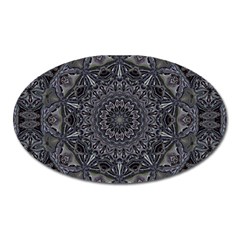 Mellow Mandala  Oval Magnet by MRNStudios