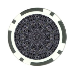 Mellow Mandala  Poker Chip Card Guard by MRNStudios