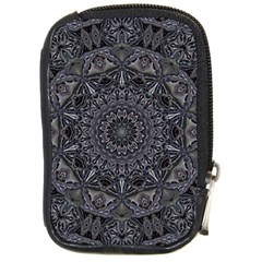 Mellow Mandala  Compact Camera Leather Case by MRNStudios