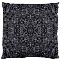 Mellow Mandala  Large Cushion Case (two Sides) by MRNStudios