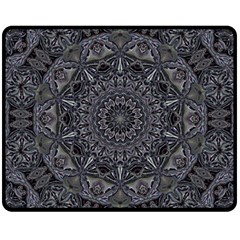 Mellow Mandala  Double Sided Fleece Blanket (medium)  by MRNStudios