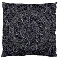 Mellow Mandala  Large Flano Cushion Case (two Sides) by MRNStudios