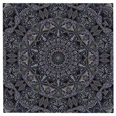 Mellow Mandala  Wooden Puzzle Square by MRNStudios