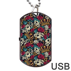 Be The King Dog Tag Usb Flash (one Side) by designsbymallika