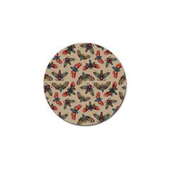 Dragonfly Pattern Golf Ball Marker (4 Pack) by designsbymallika