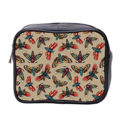 Dragonfly Pattern Mini Toiletries Bag (two Sides) by designsbymallika