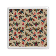 Dragonfly Pattern Memory Card Reader (square) by designsbymallika