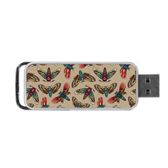 Dragonfly Pattern Portable Usb Flash (two Sides) by designsbymallika