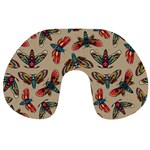 Dragonfly Pattern Travel Neck Pillow Front