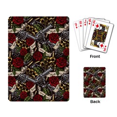 Hustle Hard Dragonfly Pattern Playing Cards Single Design (rectangle) by designsbymallika