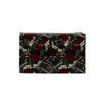 Hustle Hard Dragonfly Pattern Cosmetic Bag (Small) Back