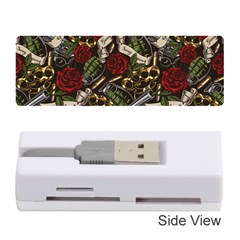 Hustle Hard Dragonfly Pattern Memory Card Reader (stick) by designsbymallika