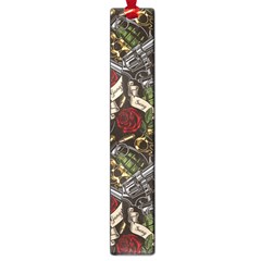 Hustle Hard Dragonfly Pattern Large Book Marks by designsbymallika