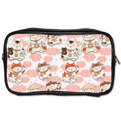 Menaki Cat Pattern Toiletries Bag (one Side) by designsbymallika