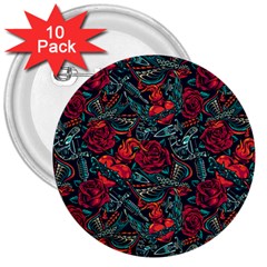 Strangled In Love 3  Buttons (10 Pack)  by designsbymallika