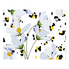 Tree Poppies  Double Sided Flano Blanket (large)  by Sobalvarro