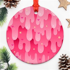 Rose Slime  Ornament (round) by Sobalvarro