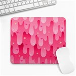 Rose slime  Large Mousepads Front