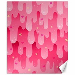 Rose Slime  Canvas 8  X 10  by Sobalvarro