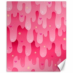 Rose Slime  Canvas 20  X 24  by Sobalvarro