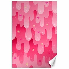 Rose Slime  Canvas 24  X 36  by Sobalvarro