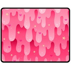 Rose Slime  Fleece Blanket (medium)  by Sobalvarro