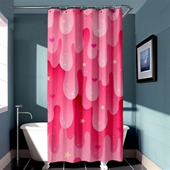 Rose Slime  Shower Curtain 36  X 72  (stall)  by Sobalvarro