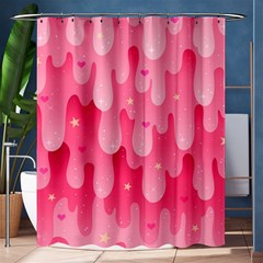 Rose Slime  Shower Curtain 60  X 72  (medium)  by Sobalvarro