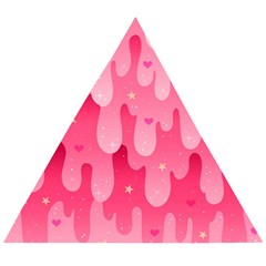 Rose Slime  Wooden Puzzle Triangle by Sobalvarro