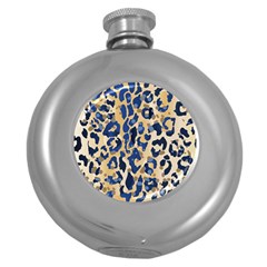 Leopard Skin  Round Hip Flask (5 Oz) by Sobalvarro