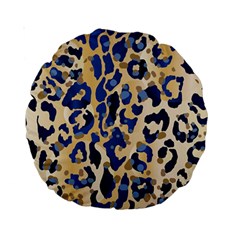 Leopard Skin  Standard 15  Premium Round Cushions by Sobalvarro