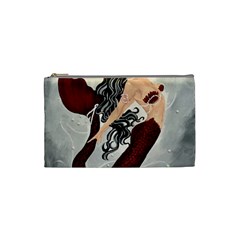 Bama Mermaid Cosmetic Bag (small) by CKArtCreations