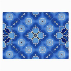 Ornate blue Large Glasses Cloth