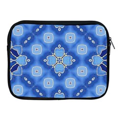 Ornate Blue Apple Ipad 2/3/4 Zipper Cases by Dazzleway