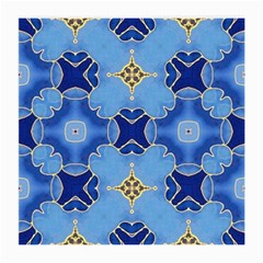 Blue Ornate Medium Glasses Cloth by Dazzleway