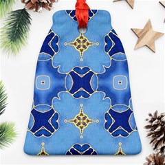 Blue Ornate Ornament (bell)