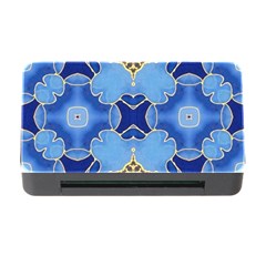 Blue Ornate Memory Card Reader With Cf