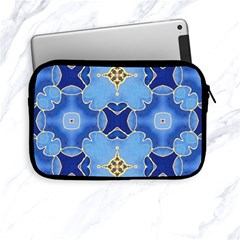 Blue Ornate Apple Ipad Mini Zipper Cases by Dazzleway